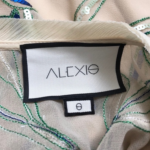 Alexis Amaia Floral Sequin Embroidered Mini Dress - Picture 6 of 8